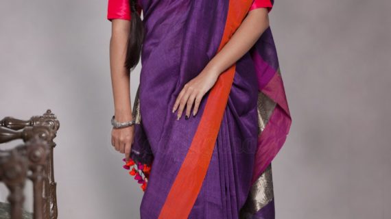 Pure Linen Saree