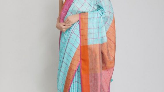 Pure Linen Saree