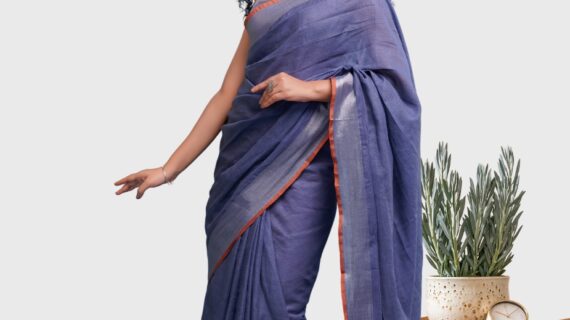 HIROKO (PURE LINEN SAREE)