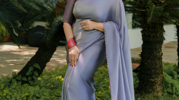 SHUN (TISSUE ZARI SAREE)