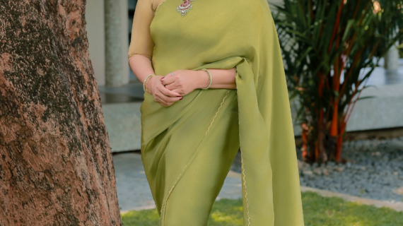 TOMOE (TISSUE ZARI SAREE)