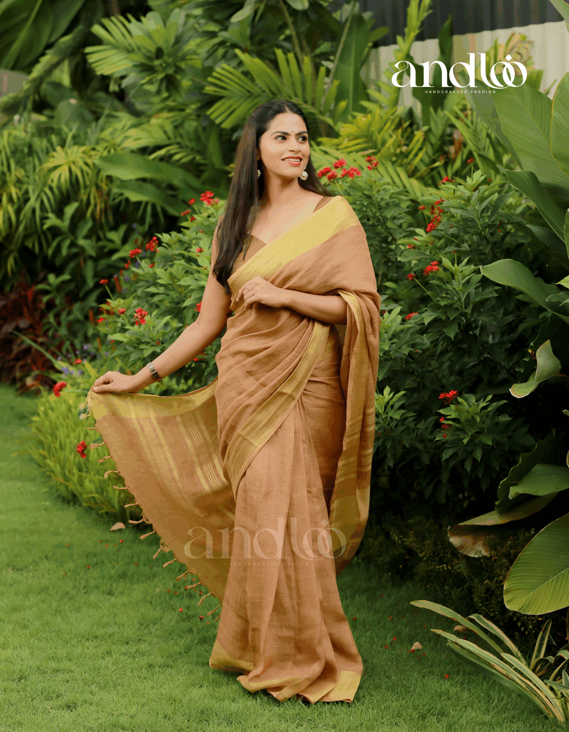 AIKO (PURE LINEN SAREE) - Image 4