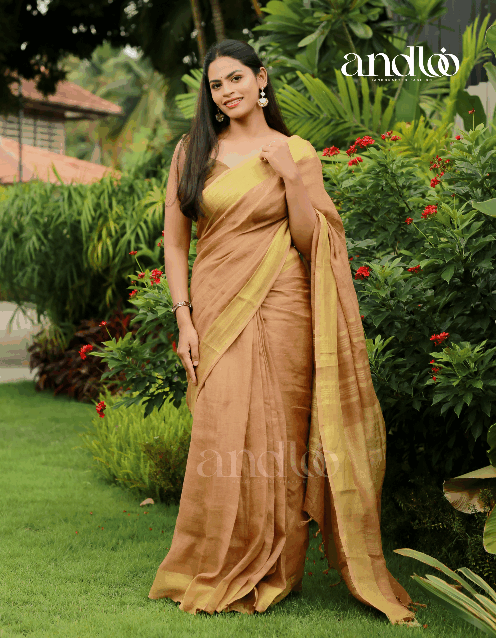 AIKO (PURE LINEN SAREE)