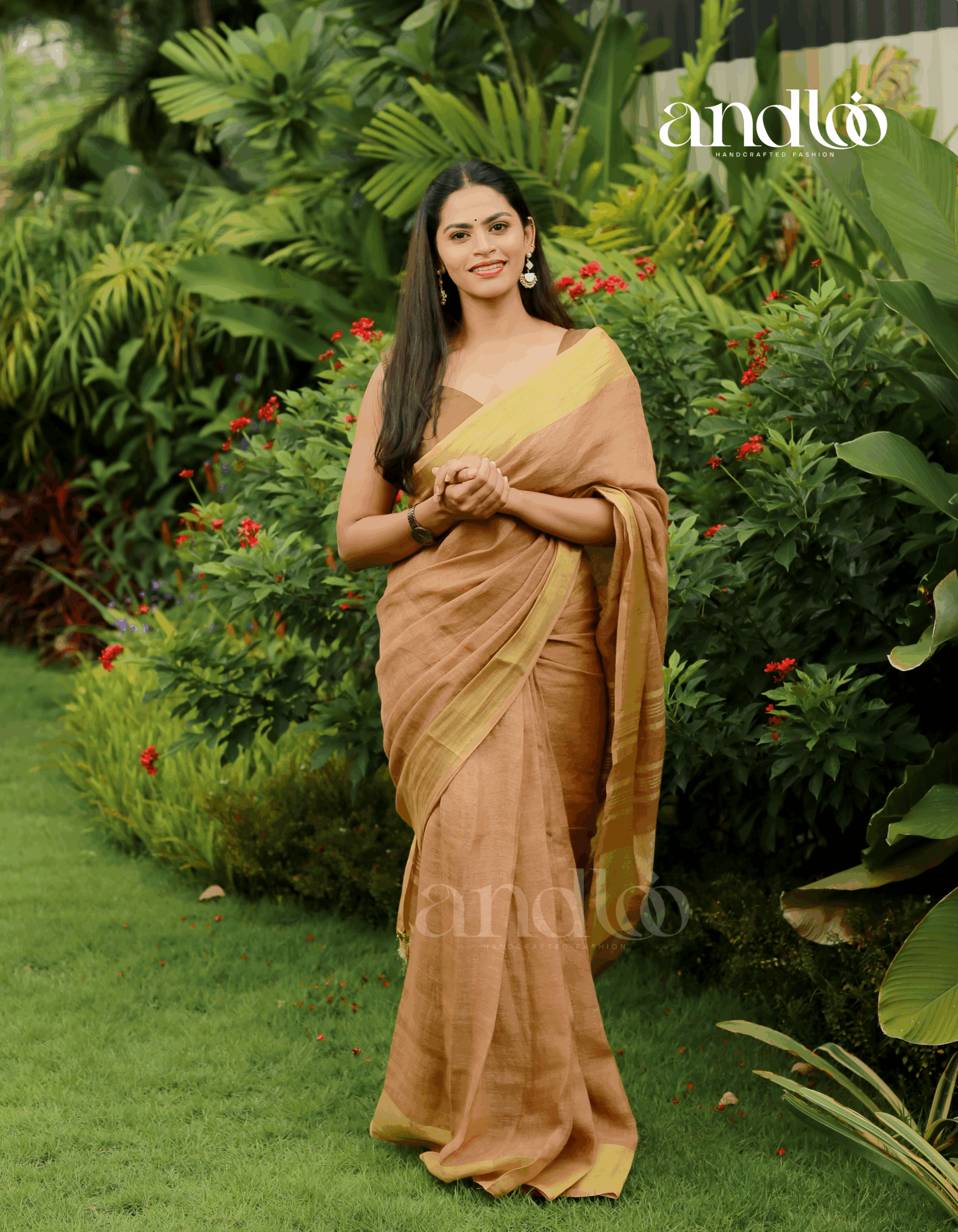 AIKO (PURE LINEN SAREE) - Image 2